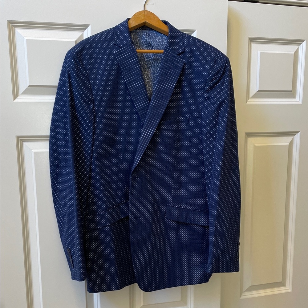 Madison Navy Patterned Blazer